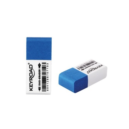 Keyroad Duo Eraser (9mm x 17.6mm x 12mm) - Pack of 2