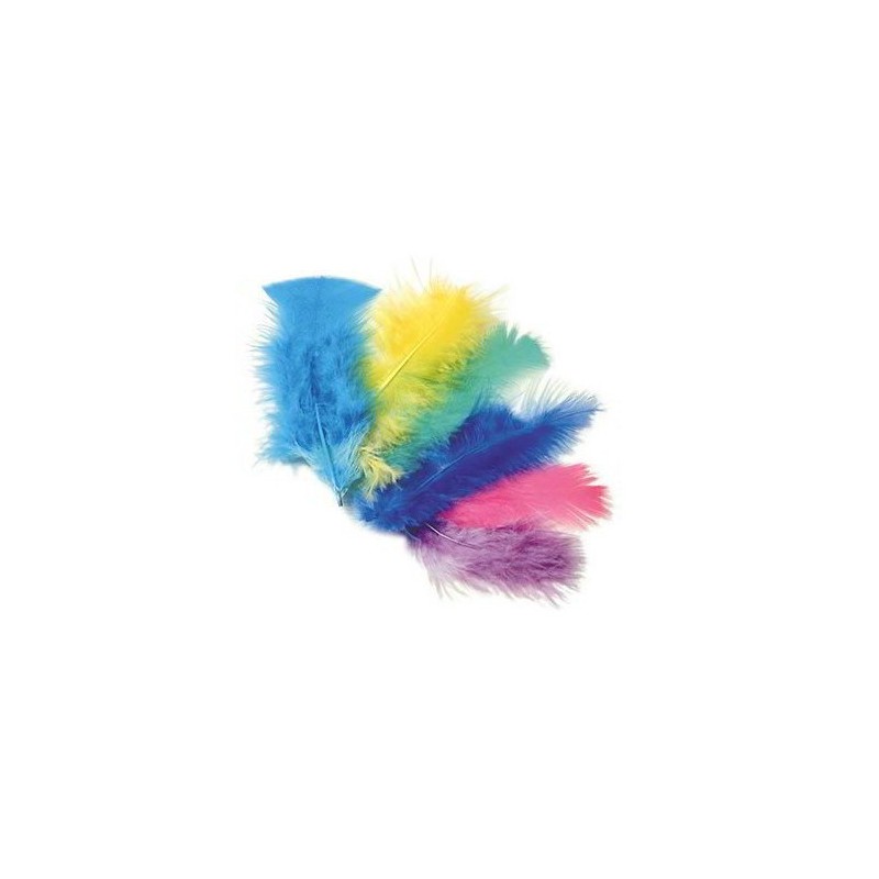 DECO Coloured Feathers Pack