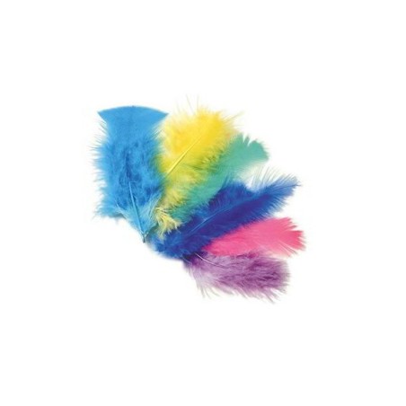 DECO Coloured Feathers Pack