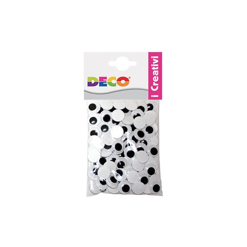 DECO Googly Eyes 20mm (Pack of 100)
