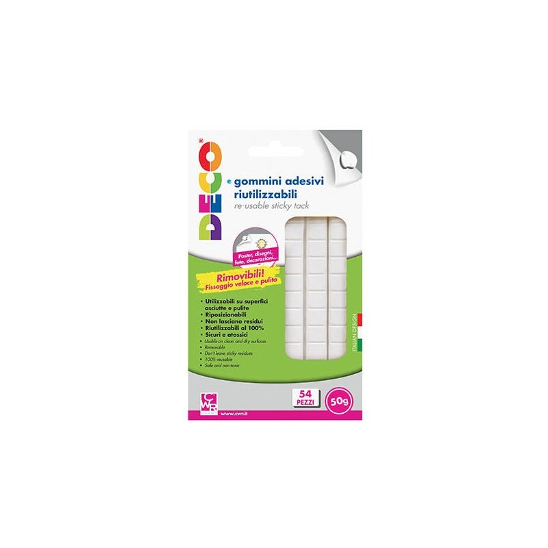 DECO Reusable Adhesive (Pack of 54)