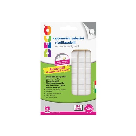 DECO Reusable Adhesive (Pack of 54)
