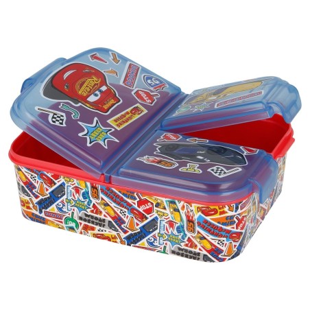 Cars Stickers Multi Compartment Lunchbox