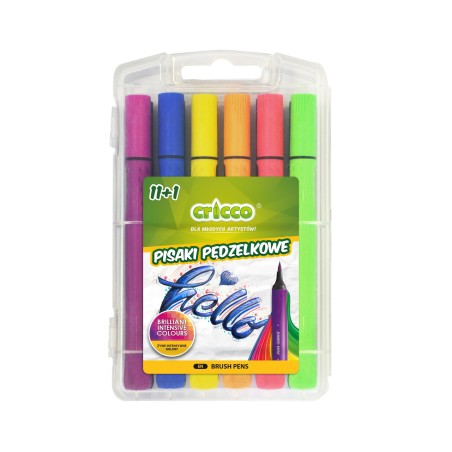 Cricco Brush Markers (Pack of 12)