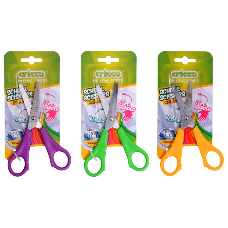 Cricco School Scissors (Left Handed - Round Edge)