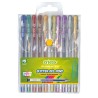 Cricco Glitter Coloured Gel Pens (Pack of 10)