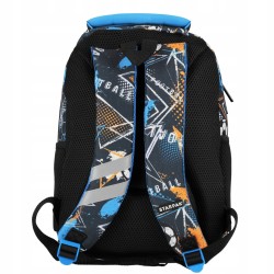Starpak Football Blue Backpack (38x25x18cm)