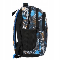 Starpak Football Blue Backpack (38x25x18cm)