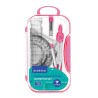 Starpak 7 Piece Geometric Set in Case (Pink)