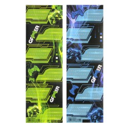 Pad Exercise Book Labels (2 Sheets - 12 Labels)