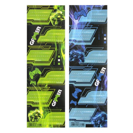 Pad Exercise Book Labels (2 Sheets - 12 Labels)