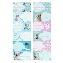 Cuties Exercise Book Labels (2 Sheets - 12 Labels)
