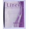 A5 Project Book (Wide Line)  - One Side Lined, One Side Coloured Paper