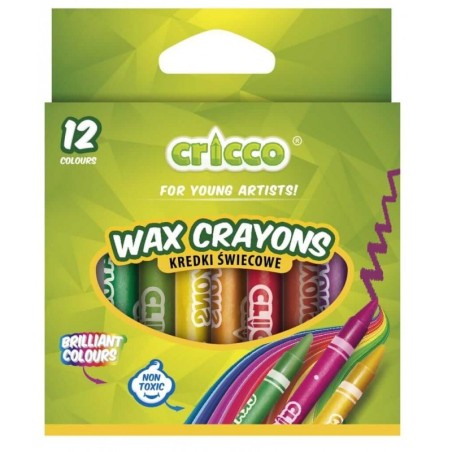 Cricco Wax Crayons (Pack of 12)