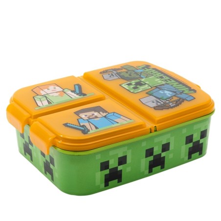 Minecraft Multi Compartment Lunchbox