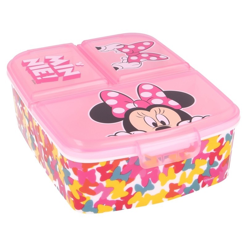 Minnie Mouse So Edgy Bows Multi Compartment Lunchbox