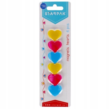 Starpak Heart Magnet (Pack of 6)