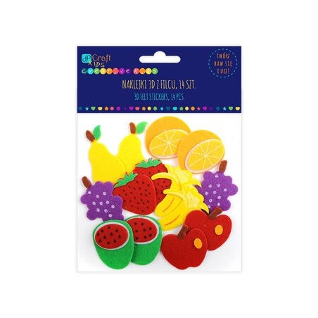 Fruit Foam Shapes (Pack of 14)