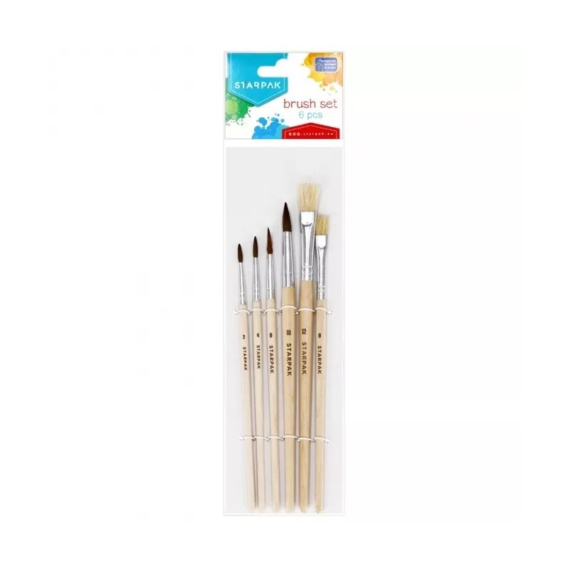 Starpak Brush Set (Pack of 6)