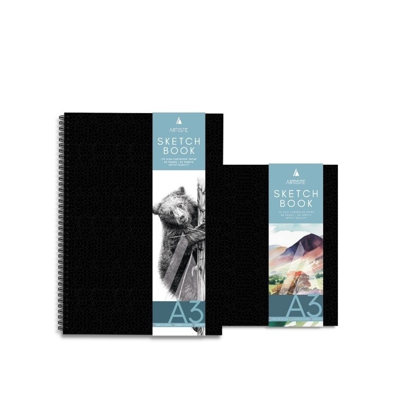 A3 Artist Hardback Sketchbook 20 Sheets (170gsm)