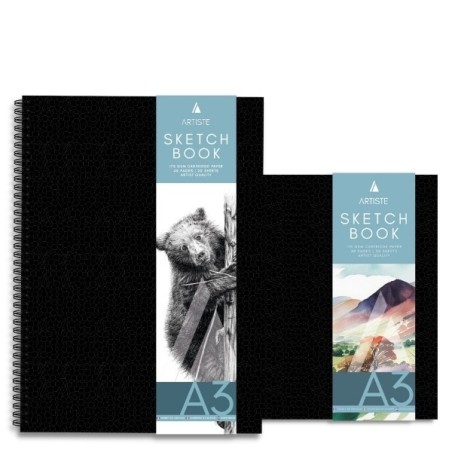 A3 Artist Hardback Sketchbook 20 Sheets (170gsm)