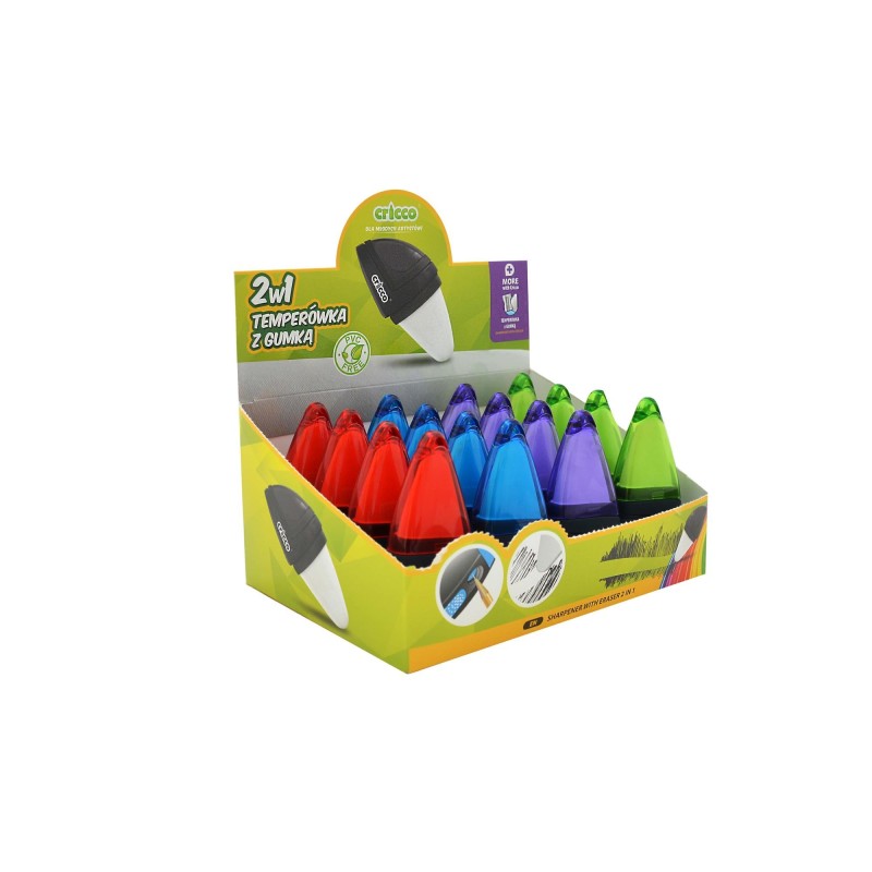 Cricco Eraser With Sharpener 2 In 1