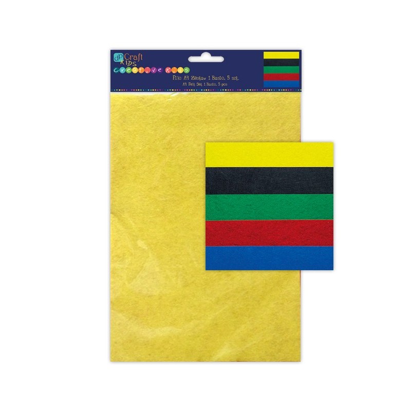 A4 Felt Paper Basic (Pack of 5)