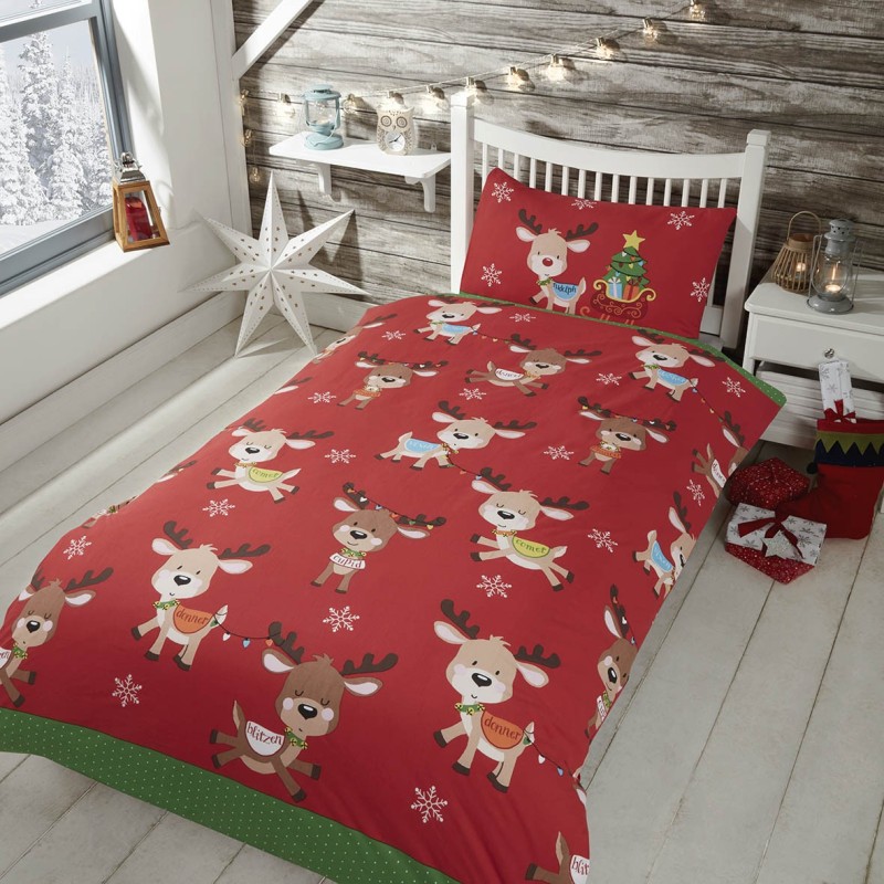 Rudolph & Friends Bedding Set