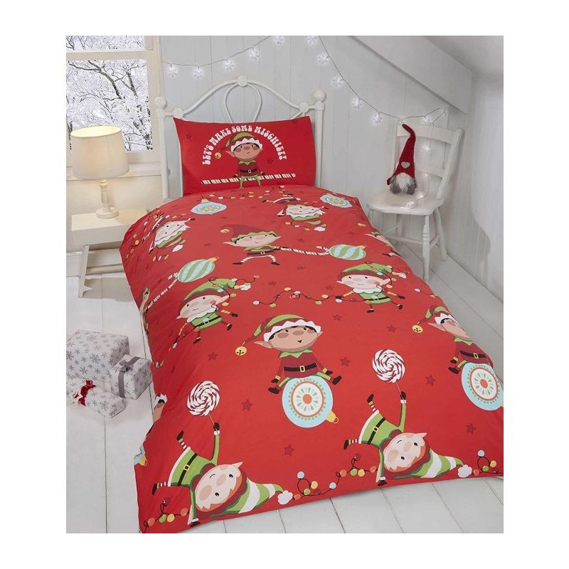 Naughty Elves Bedding Set