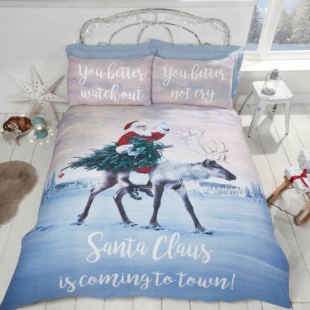 Santa Claus is Coming to Town Bedding Set