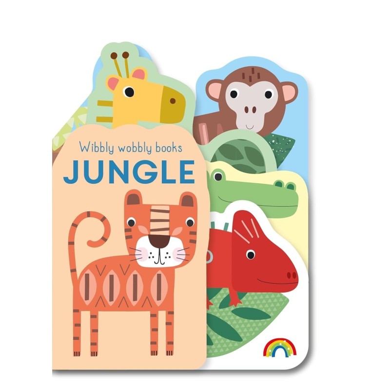 Wibbly Wobbly Jungle Board Book