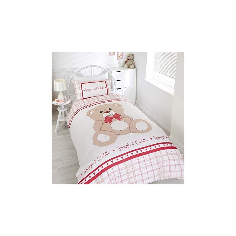 Snuggle & Cuddle Red Bedding Set