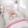 Snuggle & Cuddle Red Bedding Set