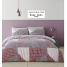 Larrson Geo Plum Bedding Set