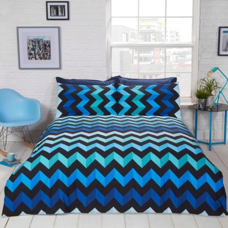 3D Blue Bedding Set