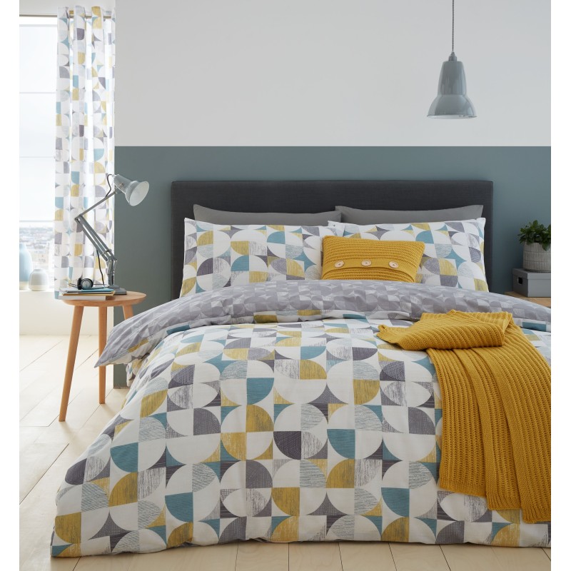 Retro Circle Bedding Set
