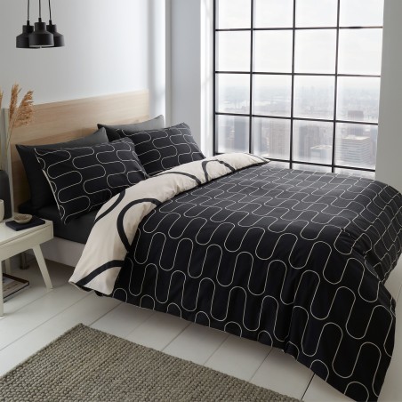Linear Curve Geometric Black Bedding Set