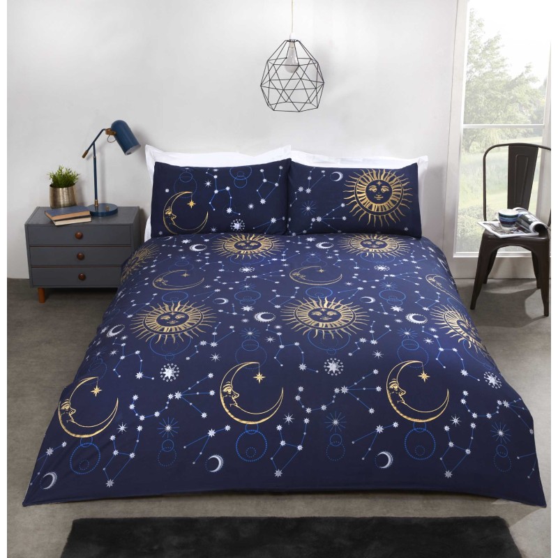 Celestial Navy Bedding Set