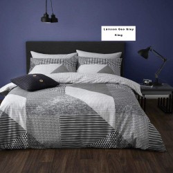 Larrson Geo Grey Bedding Set