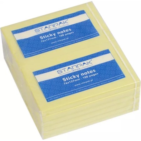 Starpak Sticky Notes 127mm x 76mm 100 Sheets