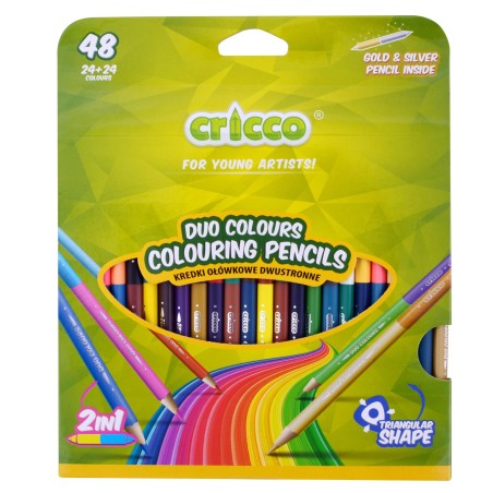 Cricco Double Sided Coloured Pencils (Pack of 24)